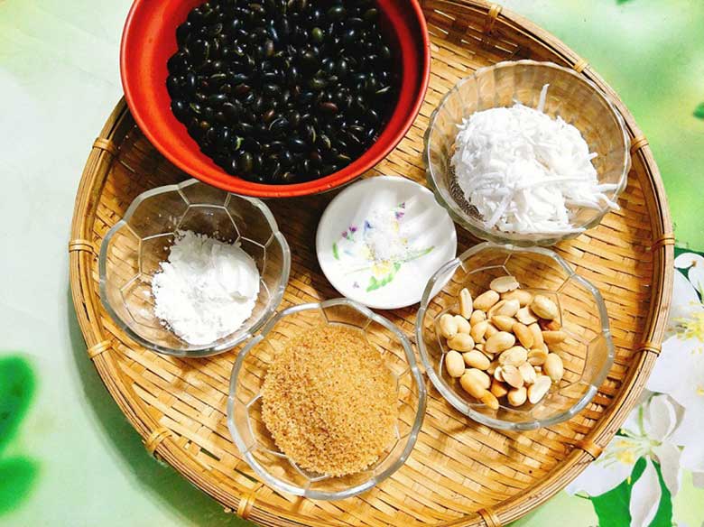 Nguyên liệu làm chè đậu đen 