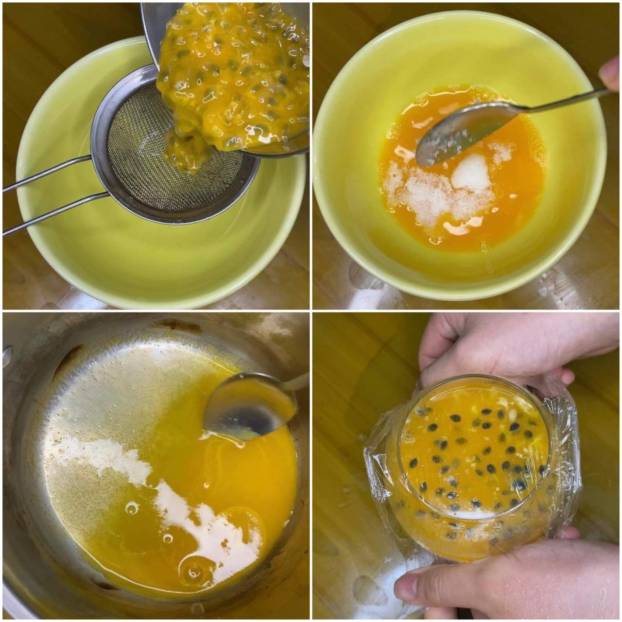 Pudding chanh dây 