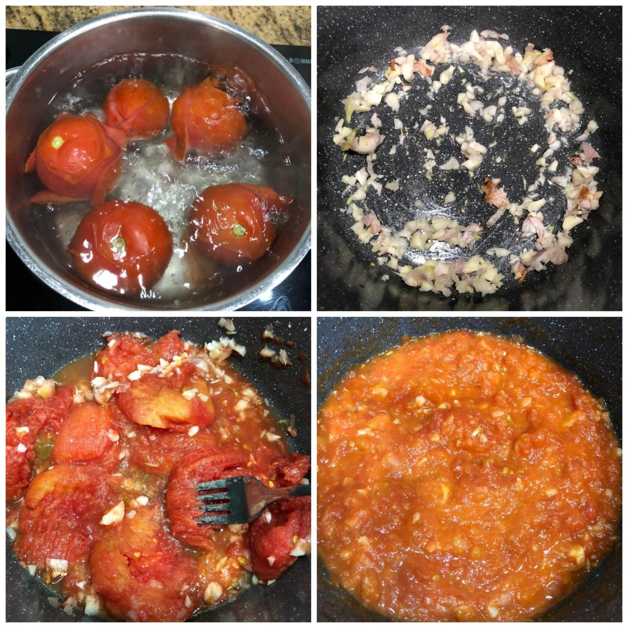 Chuẩn bị và sơ chế nguyên liệu tạo thành phẩm nước sốt cà chua