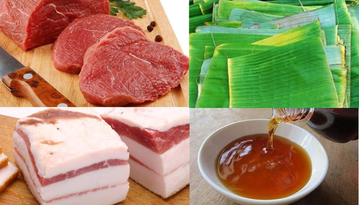 Nguyên liệu làm chả bò 