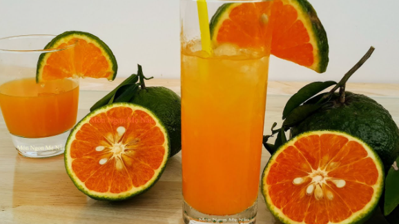 Nước cam vắt thơm ngon bổ dưỡng cho sức khỏe